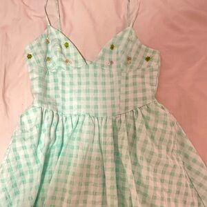 Zara gingham dress